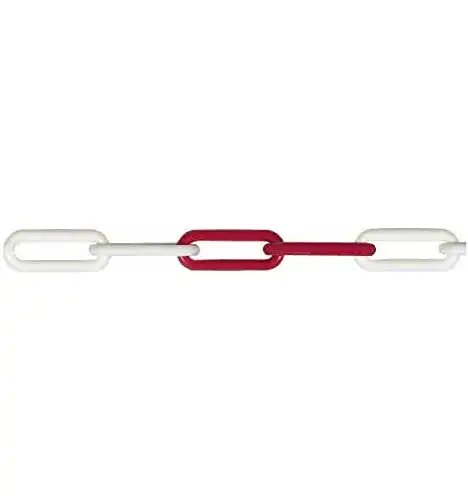 Absperrkette Reidl Kunststoffkette rot-weiss 8 mm x 25 m