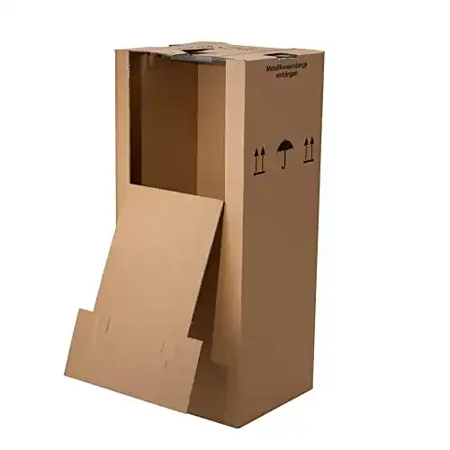 Umzugskartons BB-Verpackungen 3 x Kleiderbox, 2-wellig