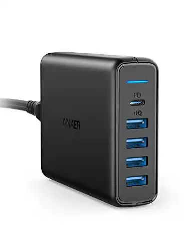 USB-C Ladegerät Anker PowerPort 5-Port USB C Ladegerät 60W