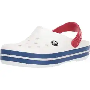 Crocs Crocs Unisex Crocband Clogs, White Blue Jean, 41/42 EU