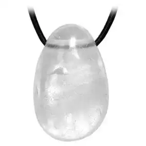 Bergkristall-Kette Kaltner Präsente Geschenkidee Lederkette
