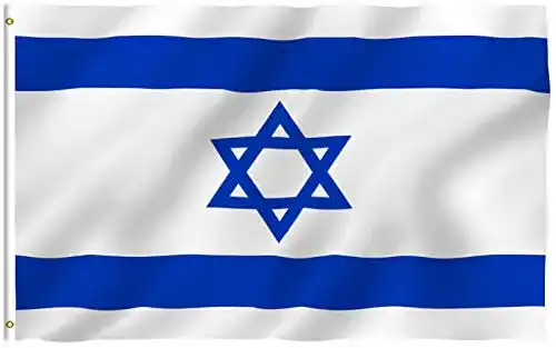 Israel-Flagge Anley Fly Breeze 3×5 Fuß Israel Flagge