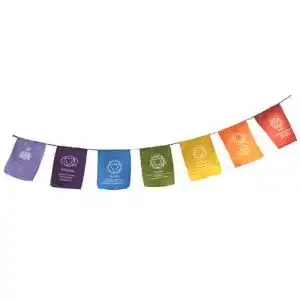 Gebetsfahne Bunting, Flags & Batiks Rainbow Multi Colour