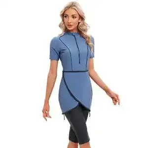 Burkini seafanny Frauen Muslimische Bademode Crop Short