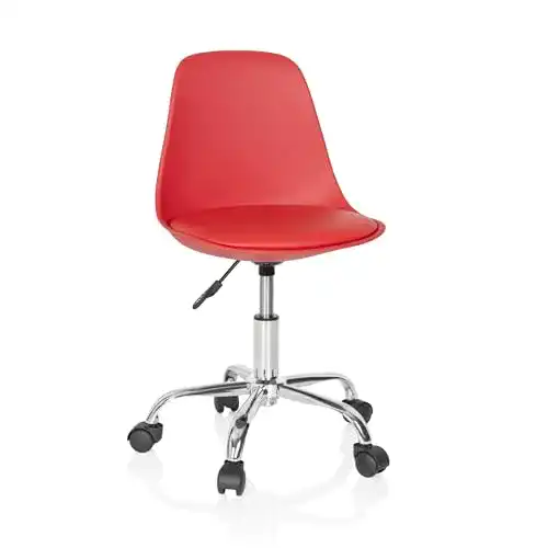 Kinderdrehstuhl hjh OFFICE 742013 Fancy II Kunstleder Rot
