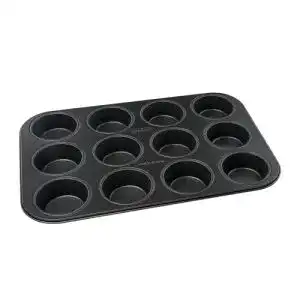 Muffinform Zenker 6535 12er- Ø 7 cm BLACK METALLIC