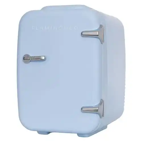 Mini-Kühlschrank Flamingueo Kühlschrank Klein, 4L, Retro