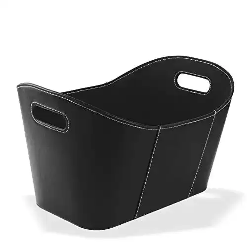 Holzkorb DS – Brenn – Kamin – Kaminholztasche Kunstleder