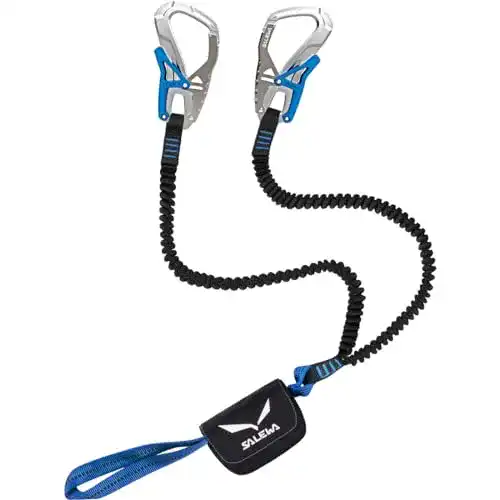 Klettersteigbremse Salewa SET VIA FERRATA ERGO CORE, silver