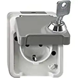 Steckdosenschloss Merten MEG2423-8029 SCHUKO-Steckdose