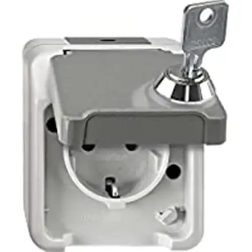 Steckdosenschloss Merten MEG2423-8029 SCHUKO-Steckdose
