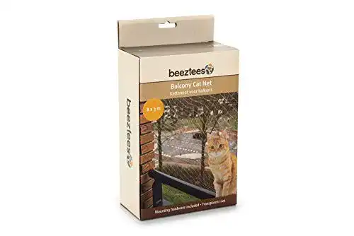 Katzennetz Beeztees Katzenschutznetz für Balkone 8 x 3 m