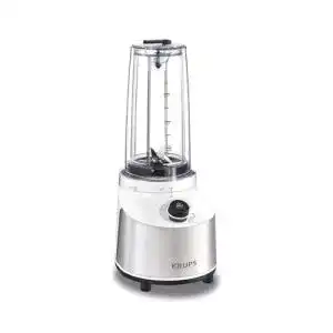 Krups-Standmixer Krups 1 1, Edelstahl, Glas, 600 ml, weiss