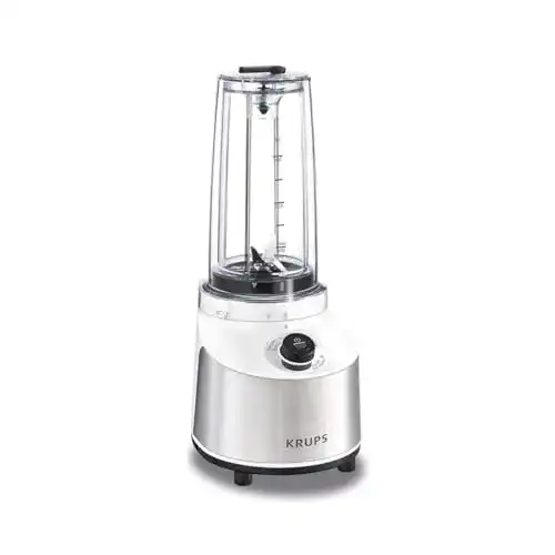 Krups-Standmixer Krups 1 1, Edelstahl, Glas, 600 ml, weiss