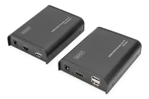 HDMI-Extender DIGITUS Professional DS-55202, IP-fähig, Set
