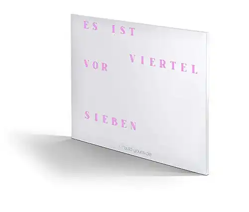 Wortuhr build-yours original riesen WordClock Jupiter 40x50cm