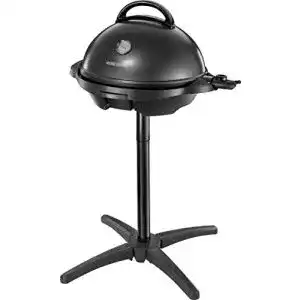Elektro-Tischgrill mit Deckel George Foreman Grill 2in1, Ø44,5cm