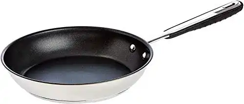 Bratpfanne (20 cm) Amazon Basics Edelstahl-Bratpfanne
