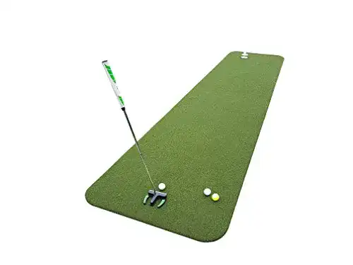 Putting-Matte Private Greens Puttmatte | hochwertiger Kunstrasen aus Polyamid | für Indoor und Outdoor