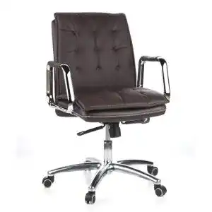 Bürostuhl Echtleder hjh OFFICE 600934 Chefsessel Villa 10
