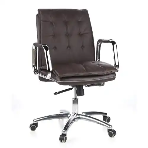 Bürostuhl Echtleder hjh OFFICE 600934 Chefsessel Villa 10