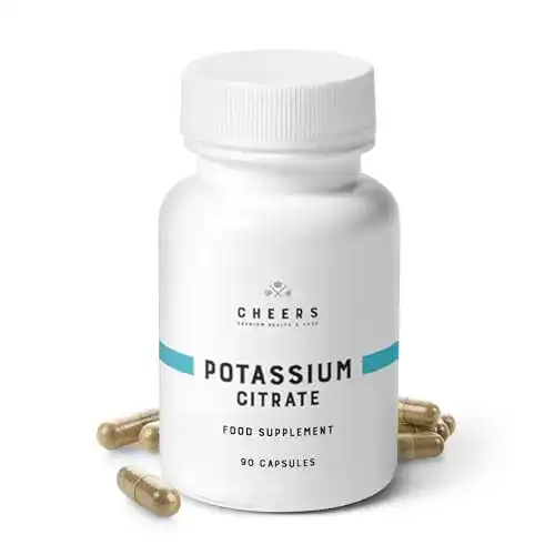 Kalium CHEERS citrat, Hochdosiert 333mg, 90 Kapseln, Vegan