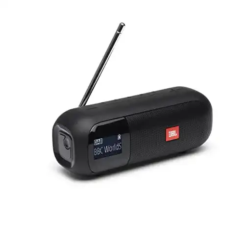 Batterieradio JBL Tuner 2 Radiorekorder in Schwarz – Tragbar