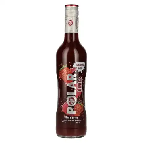 Erdbeerlikör POLAR LIMES Strawberry Smoothie Style Likör (1 x 0.5 l)