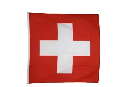 Schweiz-Flagge Flaggenfritze Fahne/Flagge Schweiz 150 x 150 cm