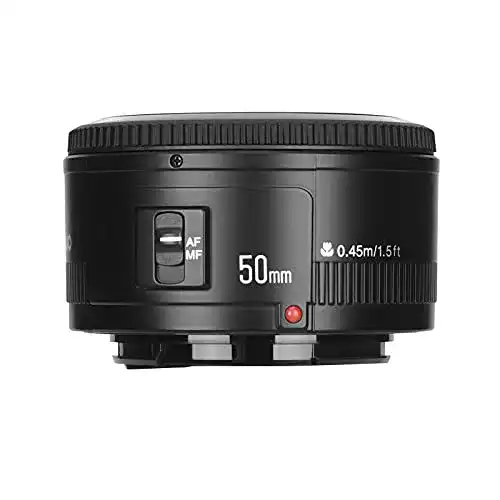 Die beste Objektive für Canon YONGNUO YN 50mm F/1.8 AF/MF Groß 2026 Test Bestseller Objektive für Canon YONGNUO YN 50mm F/1.8 AF/MF Groß