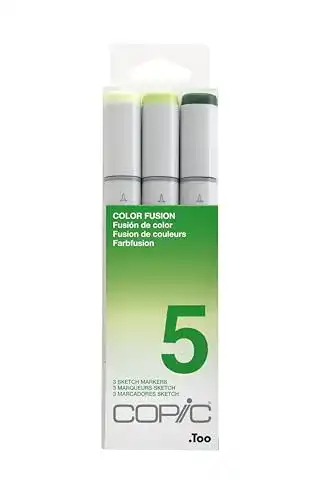 Copic-Marker COPIC Sketch Marker Set “Color Fusion 5”, 3 Farben
