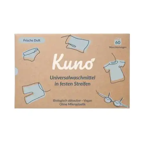 Umweltfreundliches Waschmittel Kuno Waschmittel Streifen