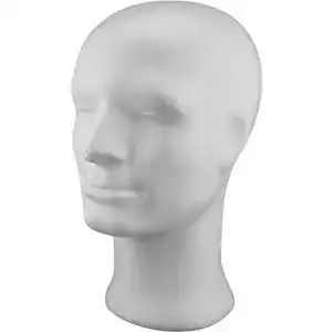 Styroporkopf MCE-Commerce A33M8693 Styropor Kopf Mann