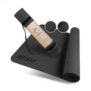 Yogamatte TPE Epic Brands Yoga-Matte Pro Schwarz TPE-Schaum