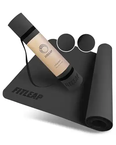 Yogamatte TPE Epic Brands Yoga-Matte Pro Schwarz TPE-Schaum