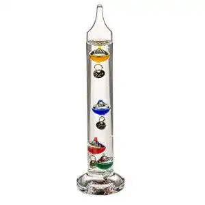 Galileo-Thermometer Out of the blue Glas-Galileothermometer