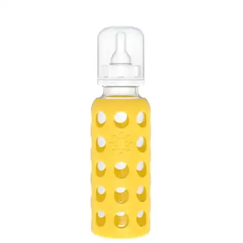 Lifefactory-Trinkflasche Lifefactory Baby, mit Sauger Größe 2