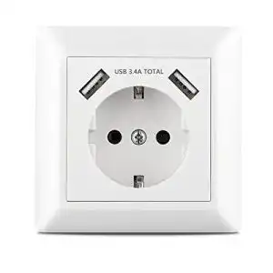 USB-Steckdose Kaifire USB Steckdose System 55 USB Schuko