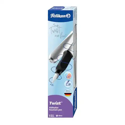 Füller Pelikan 947101 Twist in Faltschachtel, universell, Feder M