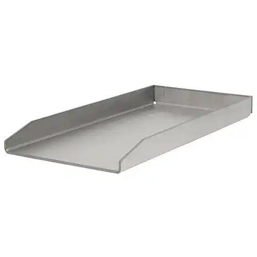 Edelstahl-Plancha BBQ-Toro Edelstahl Grillplatte 26 x 43,4 cm