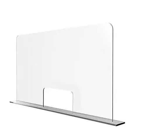 Spuckschutz 70×50 Solarplexius Spuckschutz mit Durchreiche