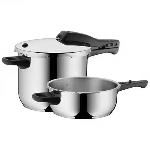 Schnellkochtopf-Set WMF Perfect, Induktion 2-teilig, 2 Kochstufen