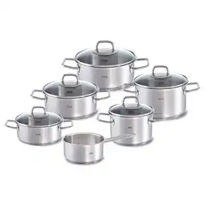 Fissler-Topfset Fissler Viseo / Edelstahl-Topfset, 6-teilig, Töpfe