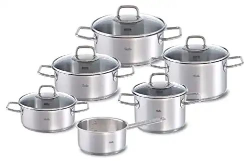 Fissler-Topfset Fissler Viseo / Edelstahl-Topfset, 6-teilig, Töpfe