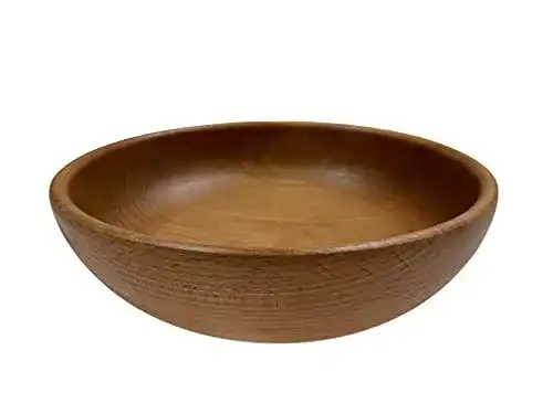 Holzschüssel EFO Schale Holz rustikal, Größe 20 cm