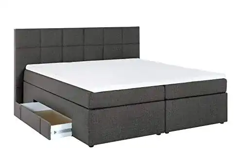 Boxspringbett 200 x 200 cm Furniture for Friends Doluna Andybur