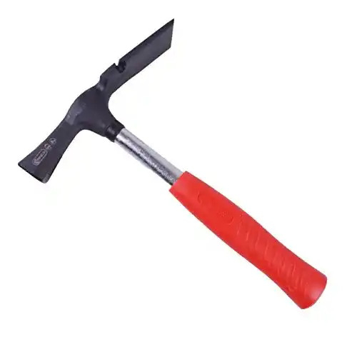 Maurerhammer Connex 600 g Stahlrohrstiel, 1K-Griff, Berliner Form