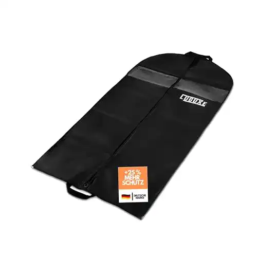 Anzugtasche Luguxe ® Kleidersack Schwarz 120×60 cm extra