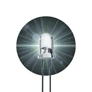 Leuchtdioden Lumetheus LED 5mm Farbe weiß 25000 mcd 25 Stck.