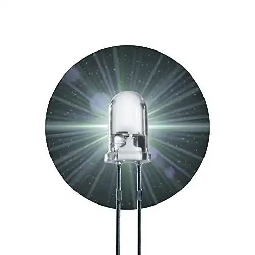 Leuchtdioden Lumetheus LED 5mm Farbe weiß 25000 mcd 25 Stck.